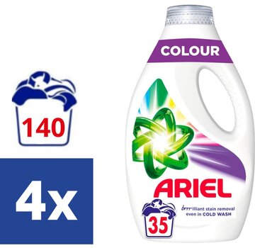 Ariel Vloeibaar Wasmiddel Color / Kleur (1225ml) - 4x 35 wasbeurten