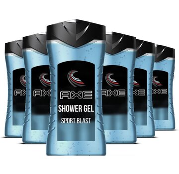 Axe Douchegel Sport Blast 3in1 Bodywash - 6x 250ml - Voordeelverpakking