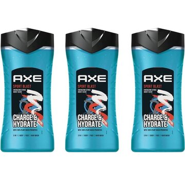 Axe Douchegel Sport Blast 3in1 Bodywash - 3x 250ml