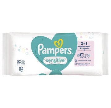 Pampers Sensitive Billendoekjes / Babydoekjes - 52 stuks