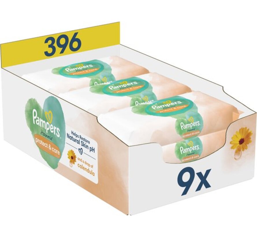Harmonie Protect & Care Billendoekjes / Babydoekjes - 9x 44 stuks