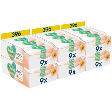 Pampers Harmonie Protect & Care Billendoekjes / Babydoekjes - 54x 44 stuks