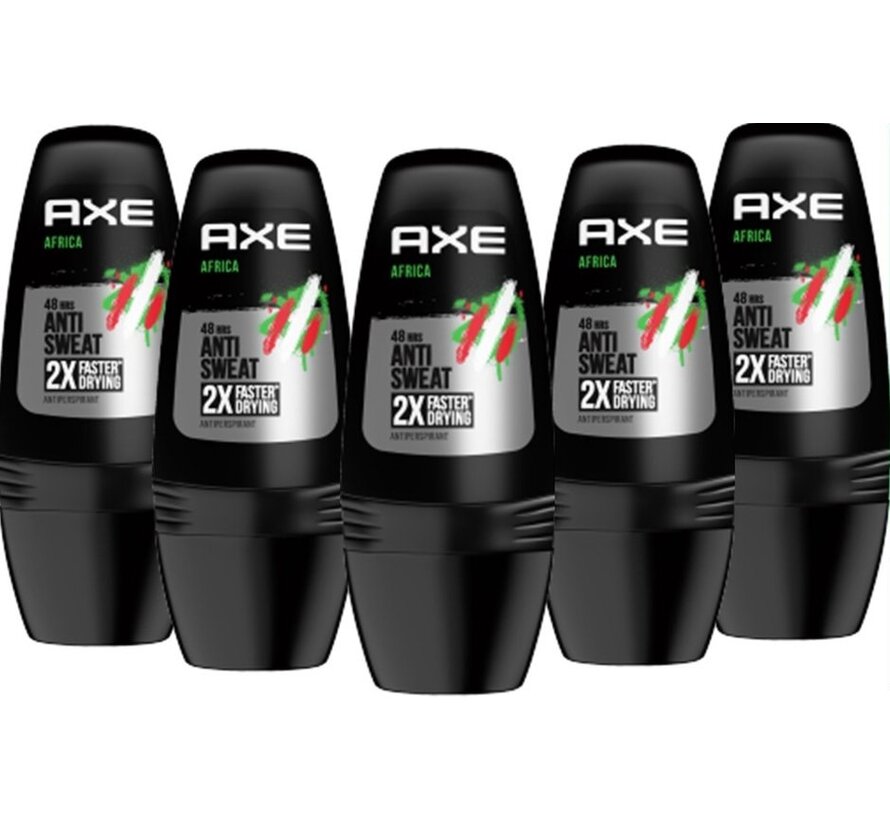 Africa Anti-Transpirant - Deodorant Roller - 6x 50ml