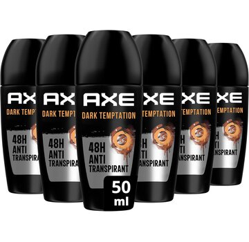 Axe Dark Temptation Anti-Transpirant - Deodorant Roller - 6x 50ml