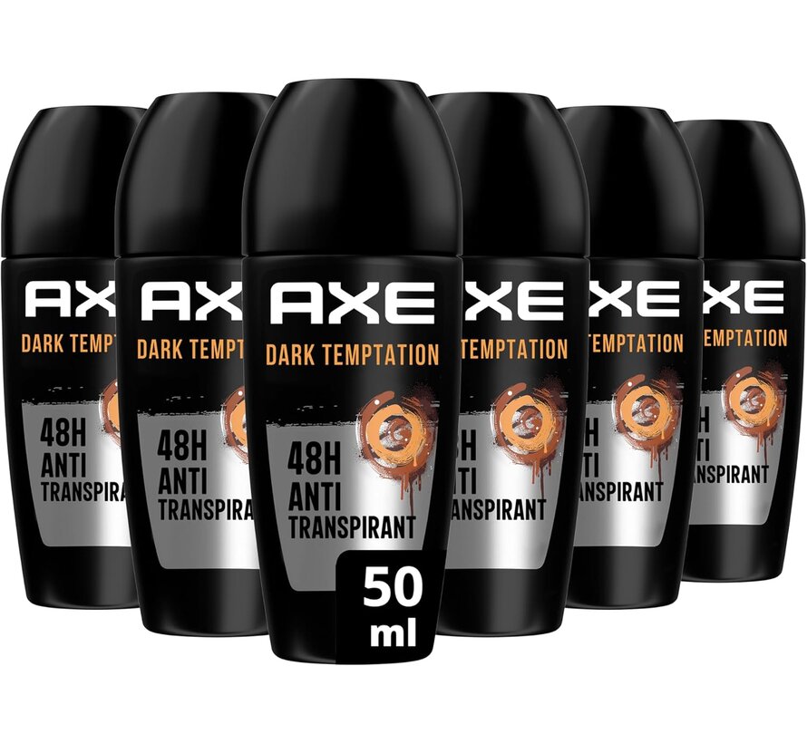 Dark Temptation Anti-Transpirant - Deodorant Roller - 6x 50ml