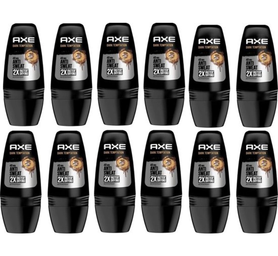 Dark Temptation Anti-Transpirant - Deodorant Roller - 12x 50ml