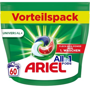Ariel All-in-1 Original / Universal+ Wasmiddel Pods - 60 stuks Wascapsules