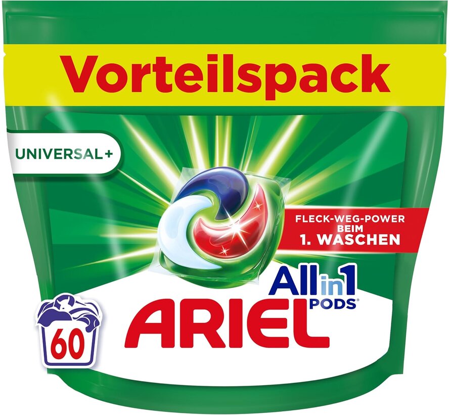 All-in-1 Original / Universal+ Wasmiddel Pods - 60 stuks Wascapsules