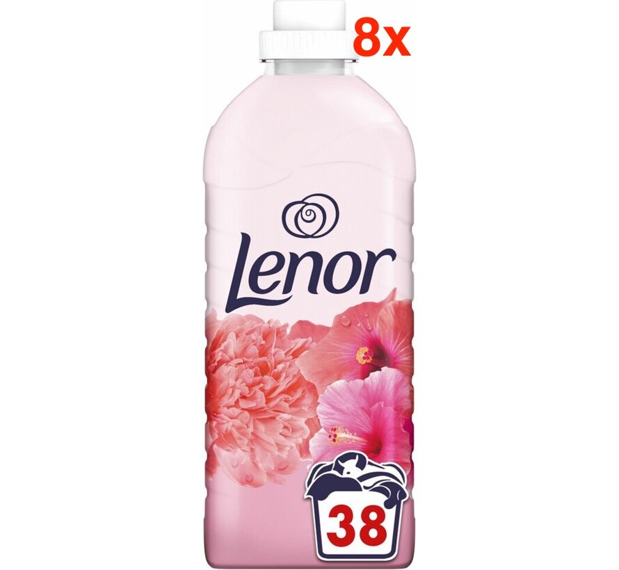 Pioenroos en Hibiscus Wasverzachter (798ml) - 8x 38 wasbeurten
