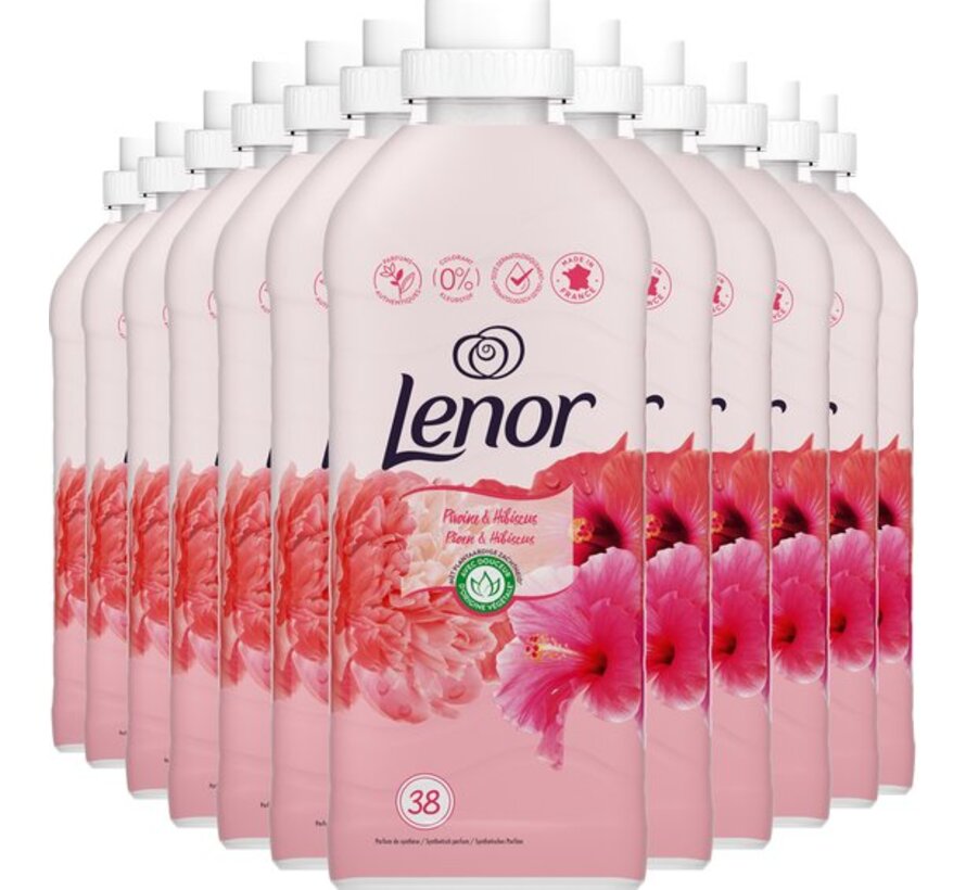 Pioenroos en Hibiscus Wasverzachter (798ml) - 12x 38 wasbeurten