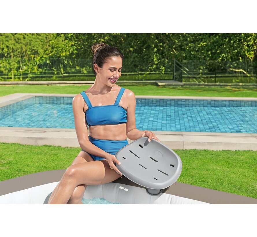 Lay-Z-Spa zitje - In hoogte verstelbaar - Grijs