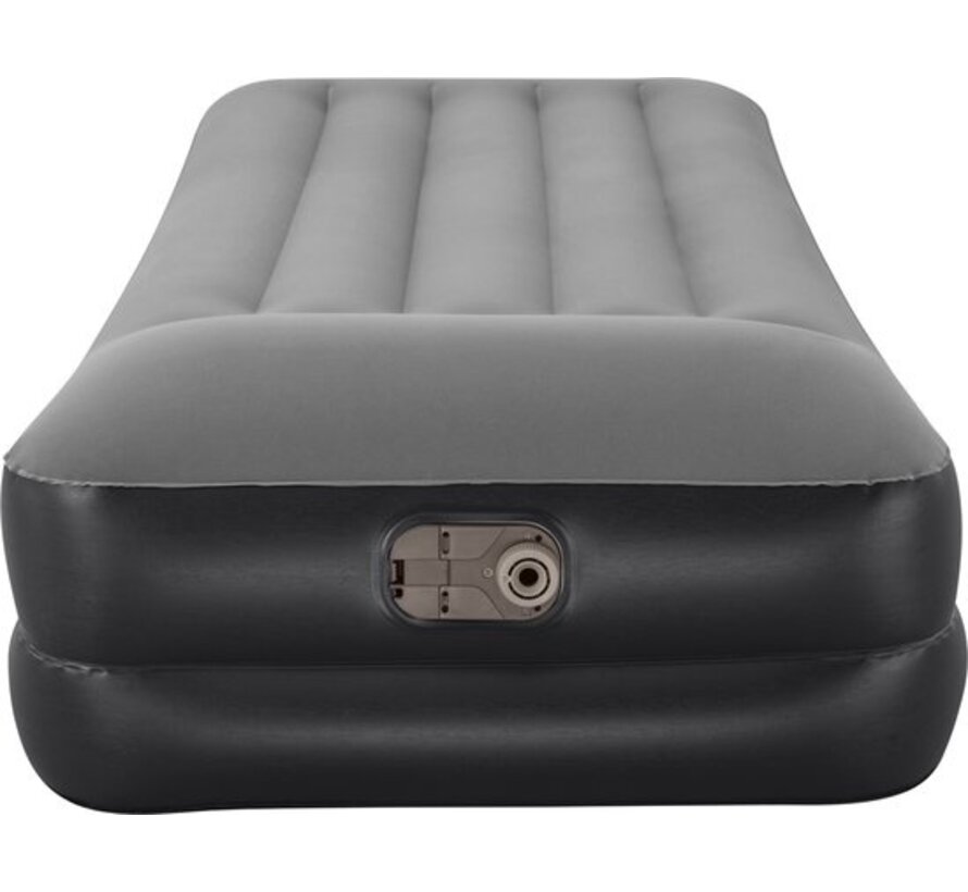 Tritech Twin 1-Persoons Luchtbed - Ingebouwde pomp - 191x97x46cm