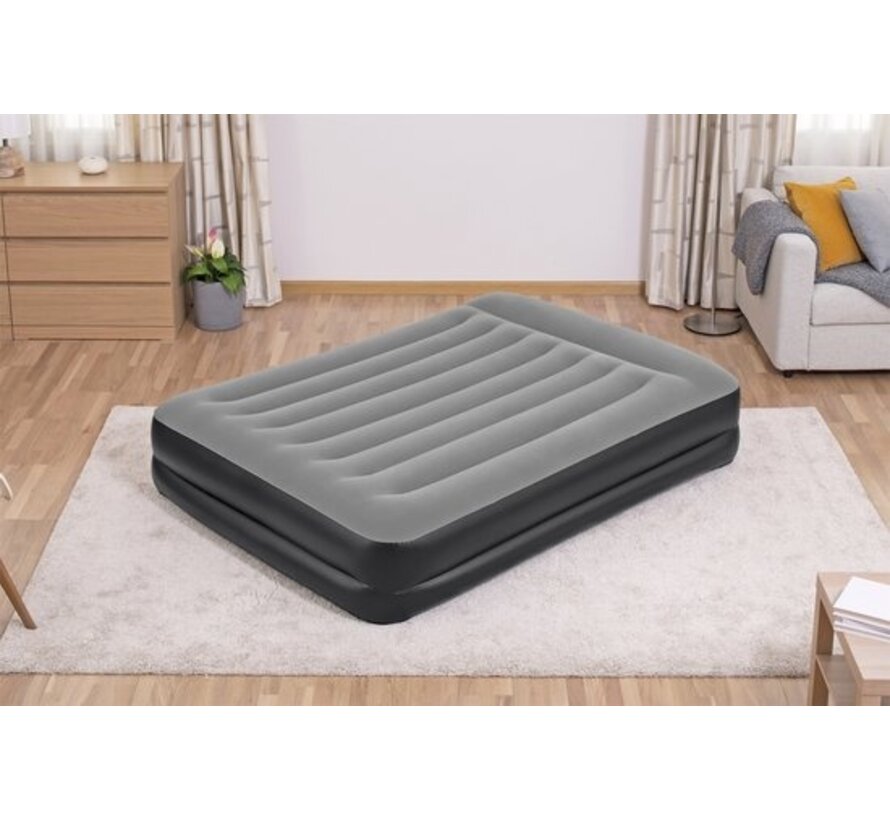 Tritech Queen 2-Persoons Luchtbed - Ingebouwde pomp - 203x152x46cm
