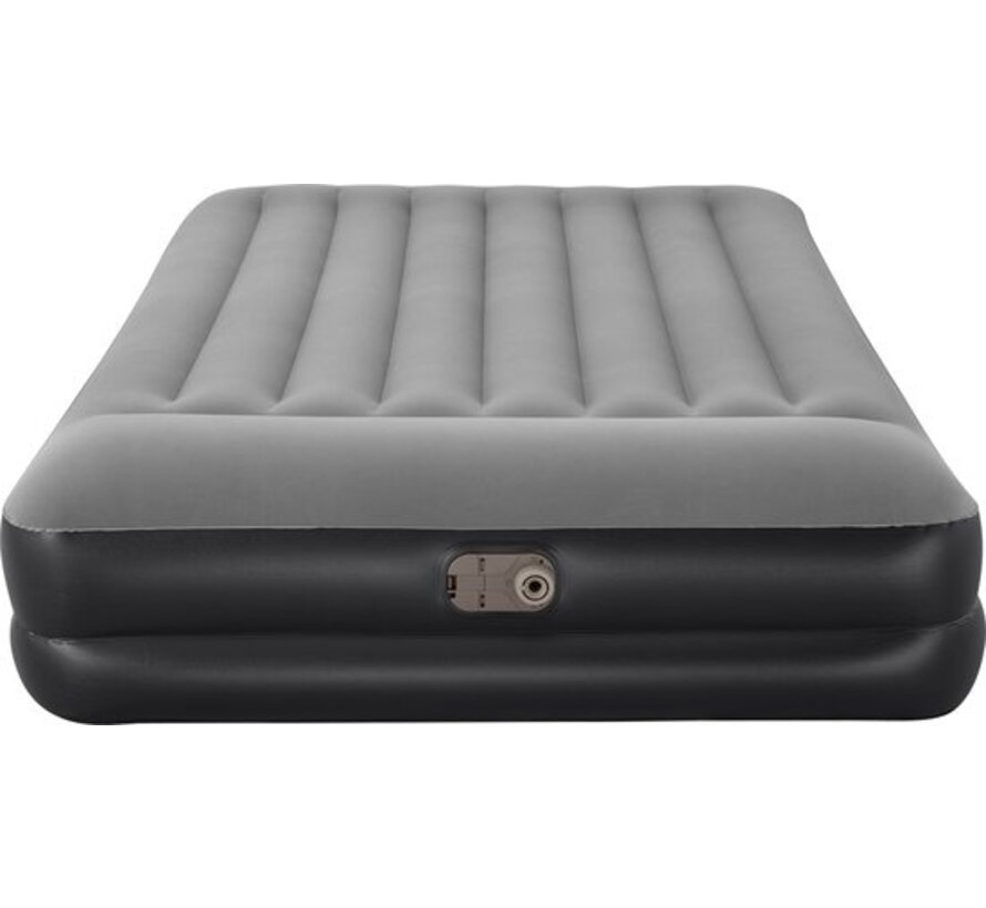 Tritech Queen 2-Persoons Luchtbed - Ingebouwde pomp - 203x152x46cm