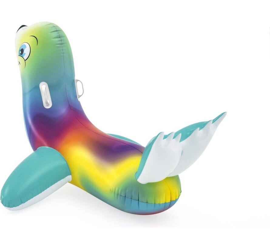 Flash N' Splash - Opblaasbare Zeehond Ride-On (157x114cm)