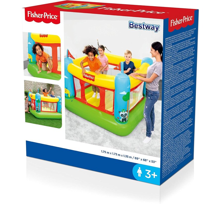 Fisher-Price Opblaasbaar Springkasteel Bouncetastic (175x173x135cm)