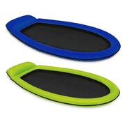 Intex Opblaasbaar lounge luchtbed met netbodem Blauw of Groen (assorti geleverd)