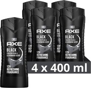 Axe Douchegel Black Bodywash XL - 4x 400ml