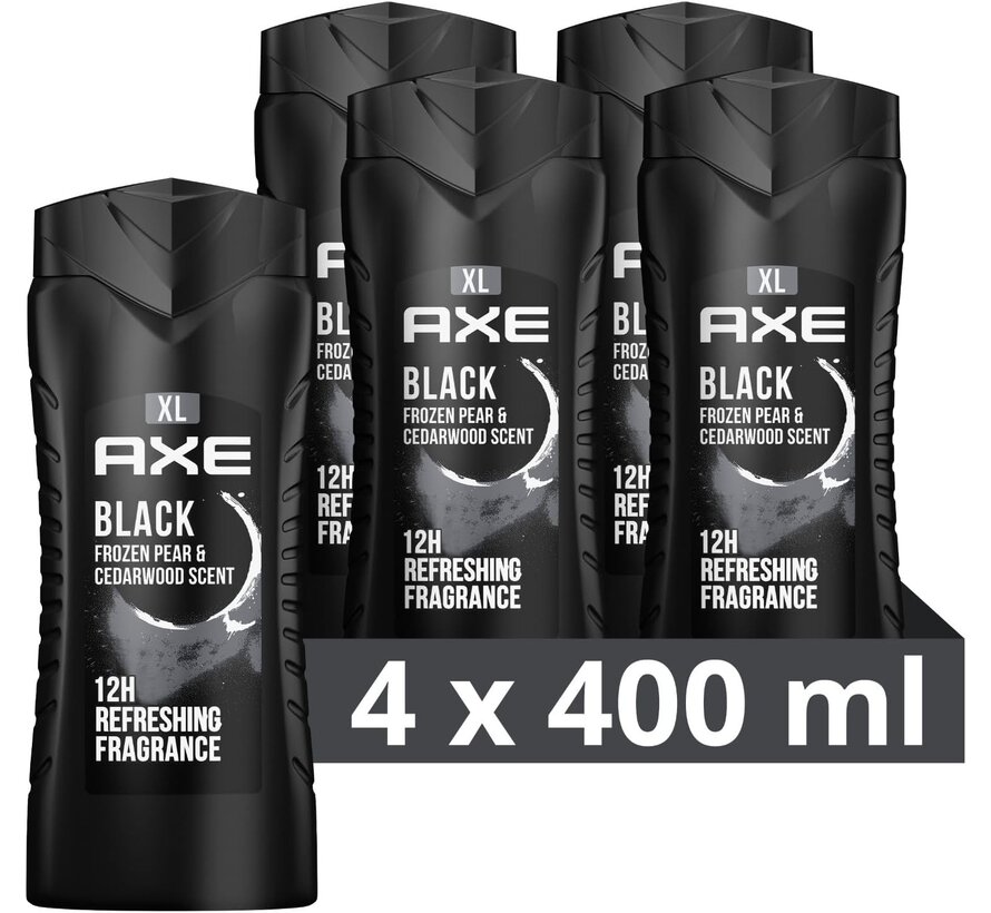 Douchegel Black Bodywash XL - 4x 400ml