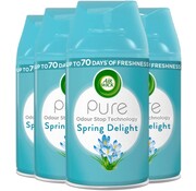 Air Wick Freshmatic Navulling - Pure Lentedauw - 4x 250ml - Voordeelverpakking