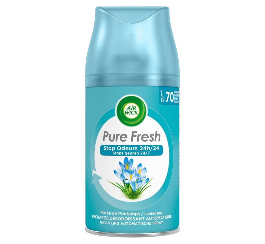 Freshmatic Navulling - Pure Lentedauw - 4x 250ml - Voordeelverpakking