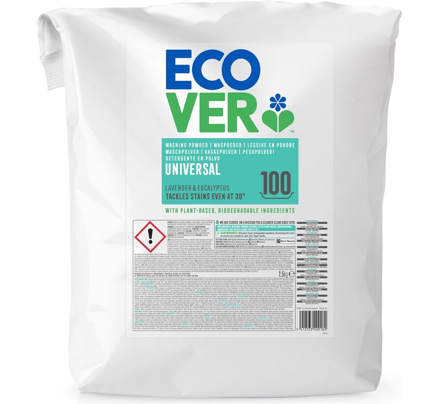 Universal Waspoeder (7,5KG) - 100 wasbeurten