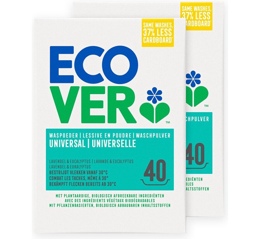 Universal Waspoeder (3KG) - 2x 40 wasbeurten