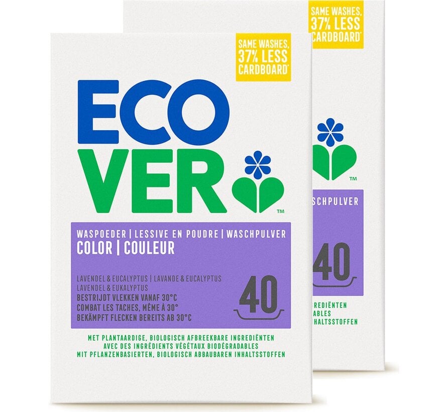Color Waspoeder (3KG) - 2x 40 wasbeurten