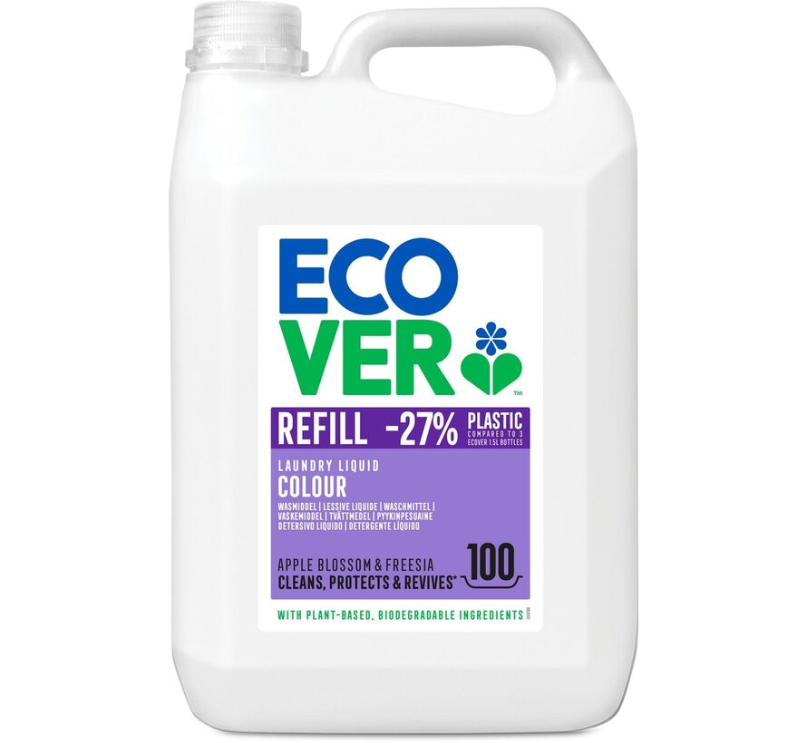 Color Wasmiddel 5L - Appelbloesem & Freesia - 2x 100 wasbeurten