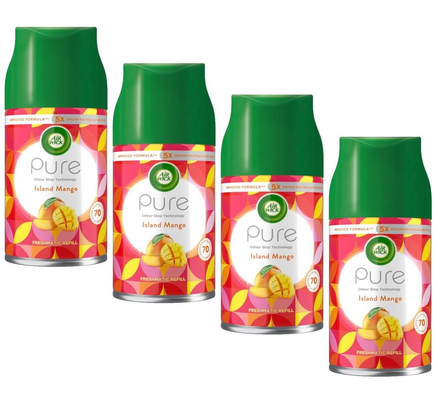 Freshmatic Navulling - Island Mango - 4x 250ml