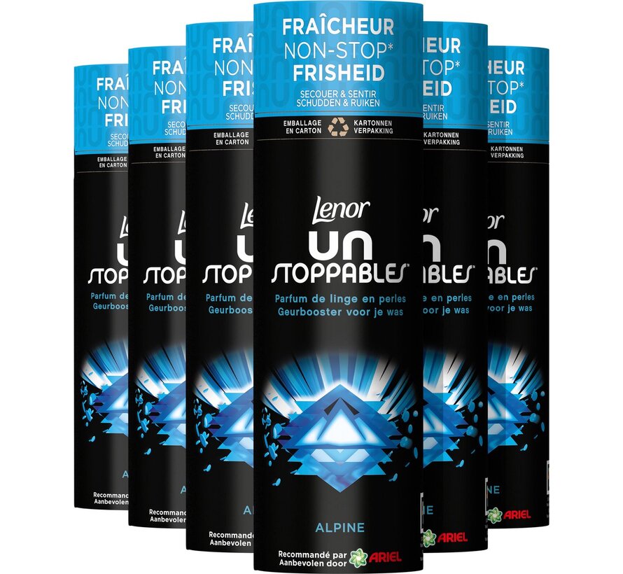 Unstoppables In-Wash Geurbooster Alpine (235gr) - 6x 19 Wasbeurten