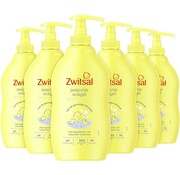 Zwitsal Baby Zeepvrije Wasgel - Extra mild & zacht - Met Pompje - 6x 400ml  - Voordeelverpakking