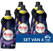 Robijn Black Velvet - Klein & Krachtig - Vloeibaar wasmiddel (1,19L) - 4x 34 wasbeurten