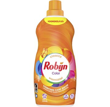 Robijn Color - Klein & Krachtig - Vloeibaar wasmiddel (1,19L) - 34 wasbeurten
