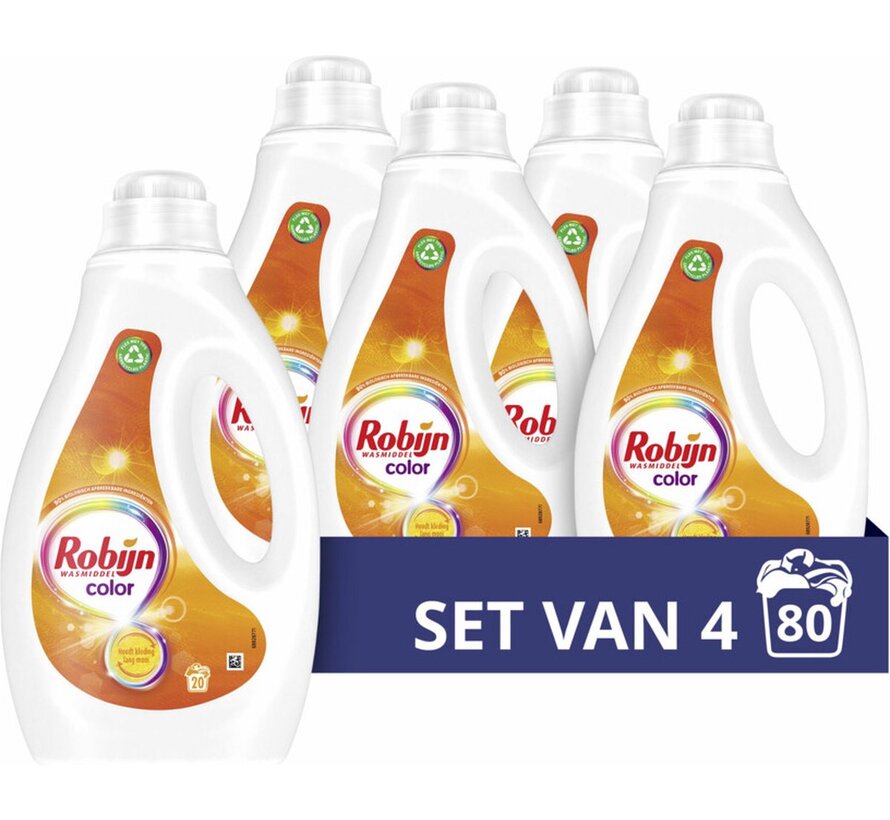 Color - Vloeibaar Wasmiddel (1000ml) - 4x 20 wasbeurten