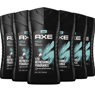 Axe Douchegel Apollo Bodywash - 6x 250ml - Voordeelverpakking