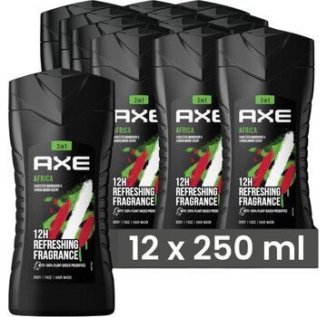 Axe Douchegel Africa Bodywash 3in1 - 12x 250ml