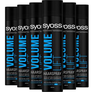 Syoss Volume Lift Haarspray - Sterke Fixatie (48 uur) - 6x 400ml