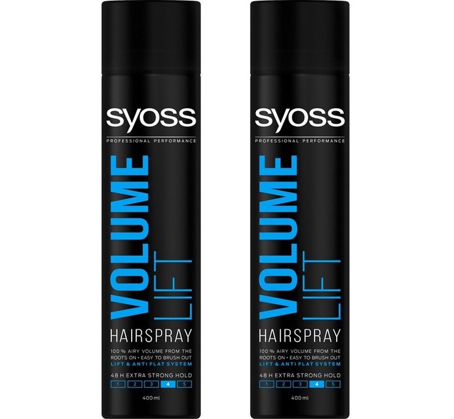 Volume Lift Haarspray - Sterke Fixatie (48 uur) - 2x 400ml