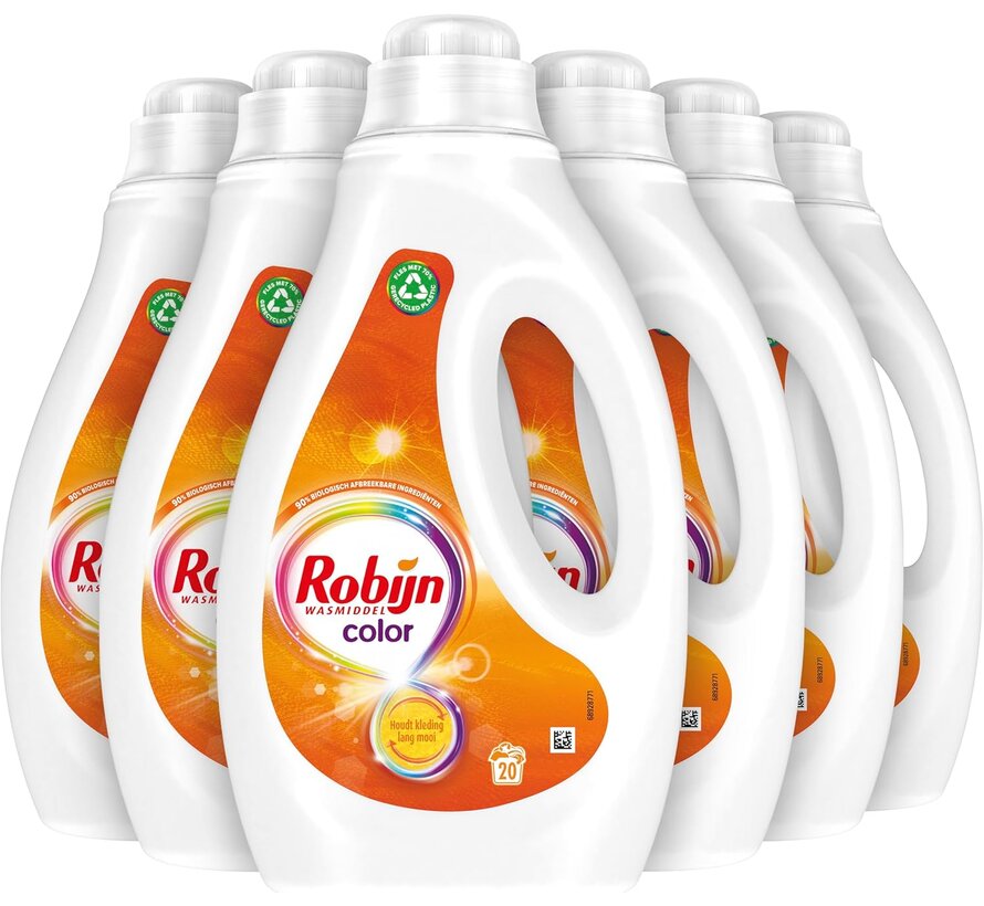 Color - Vloeibaar Wasmiddel (1000ml) - 6x 20 wasbeurten