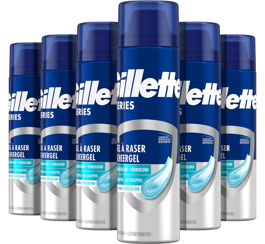 Series Scheergel Sensitive - Cooling - 6x 200ml