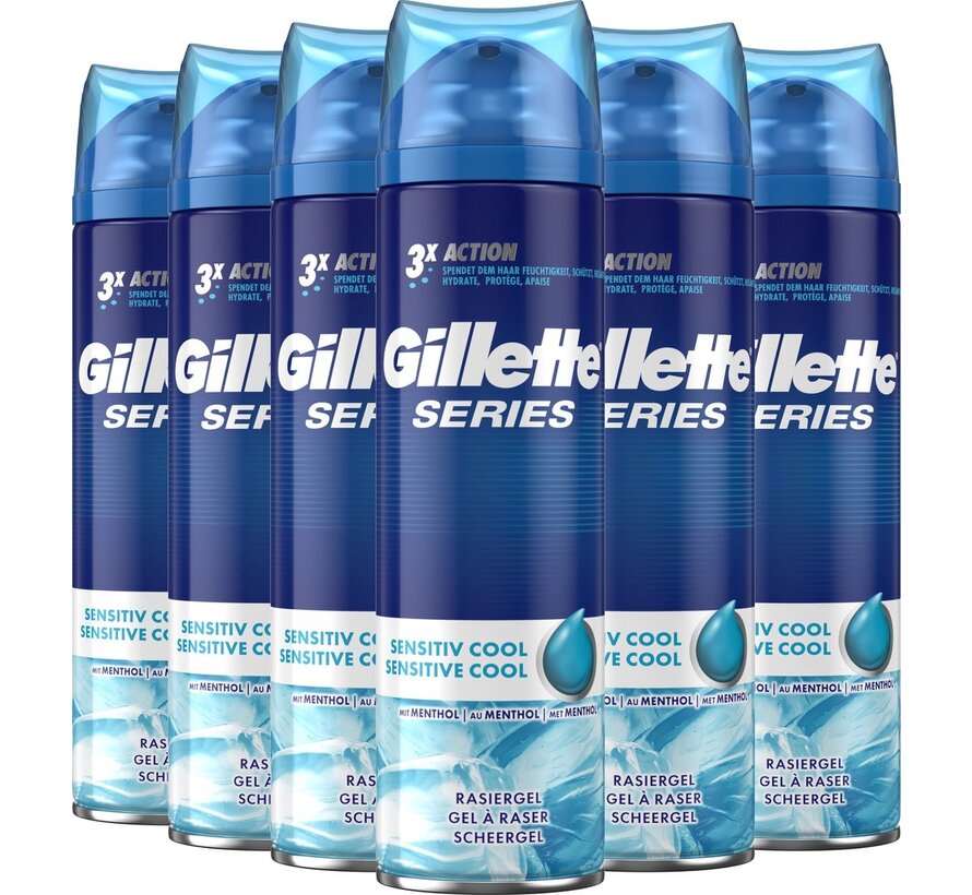 Series Scheergel Sensitive - Cooling - 6x 200ml