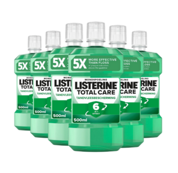 Listerine Total Care 6in1 Tandvleesbescherming - Mondspoeling - 6x 500ml