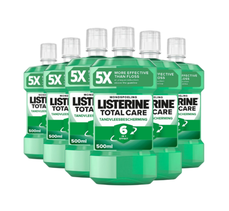 Total Care 6in1 Tandvleesbescherming - Mondspoeling - 6x 500ml