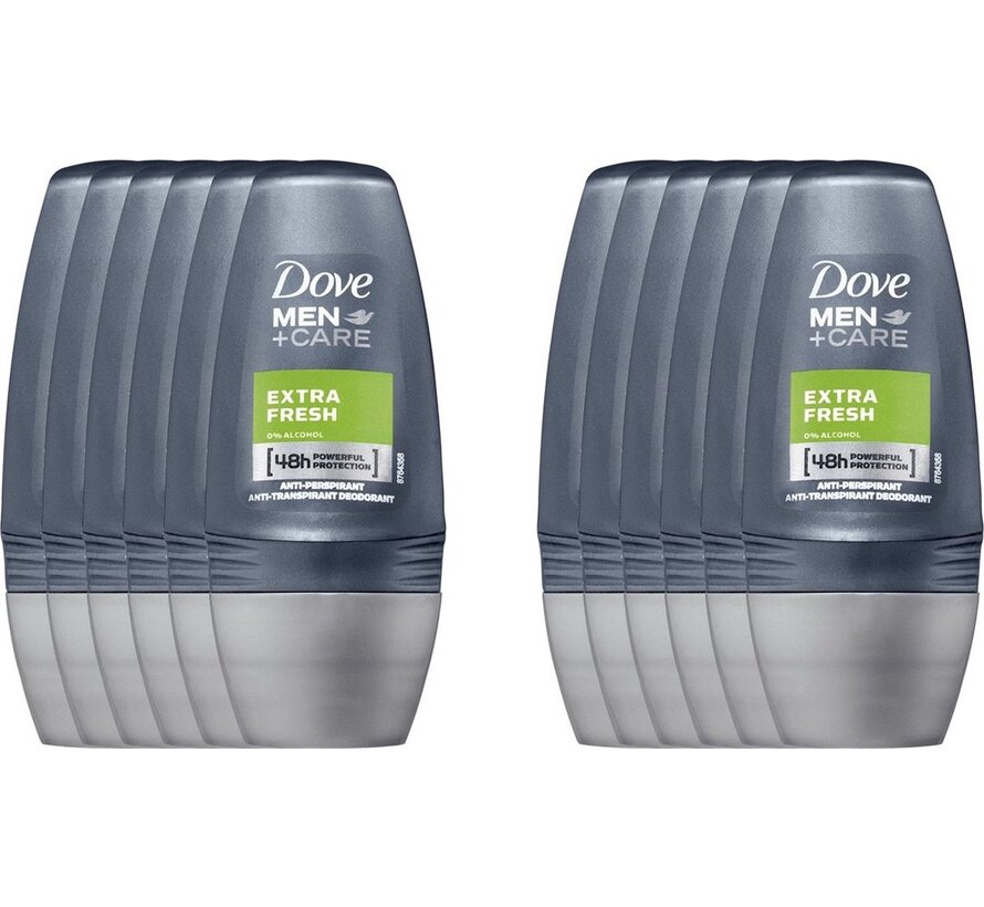 Men+Care Extra Fresh - Deodorant Roller - 12x 50ml - Voordeelverpakking
