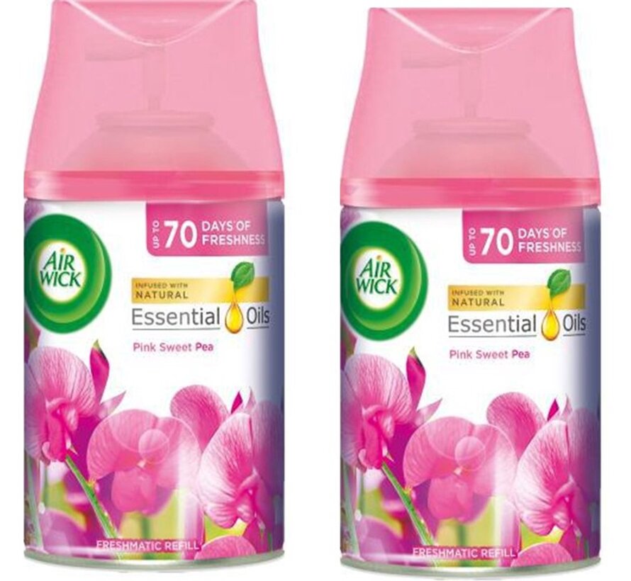 Freshmatic Navulling - Pink Sweet Pea - 2x 250ml