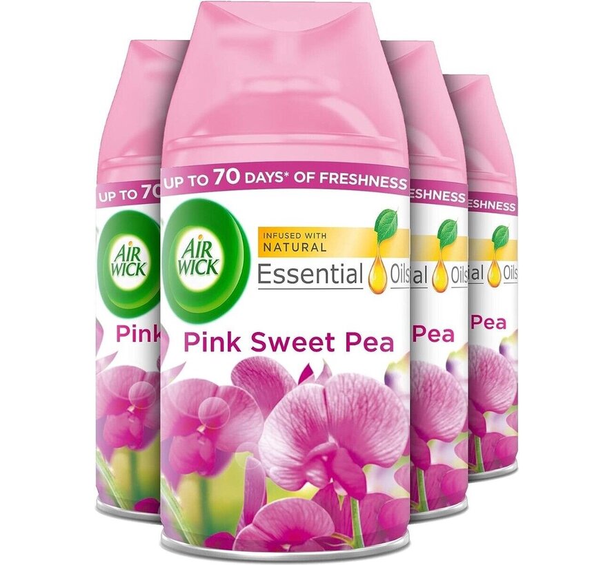 Freshmatic Navulling - Pink Sweet Pea - 4x 250ml