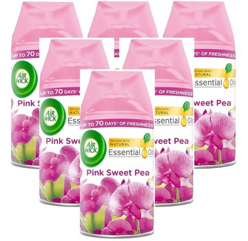 Air Wick Freshmatic Navulling - Pink Sweet Pea - 6x 250ml