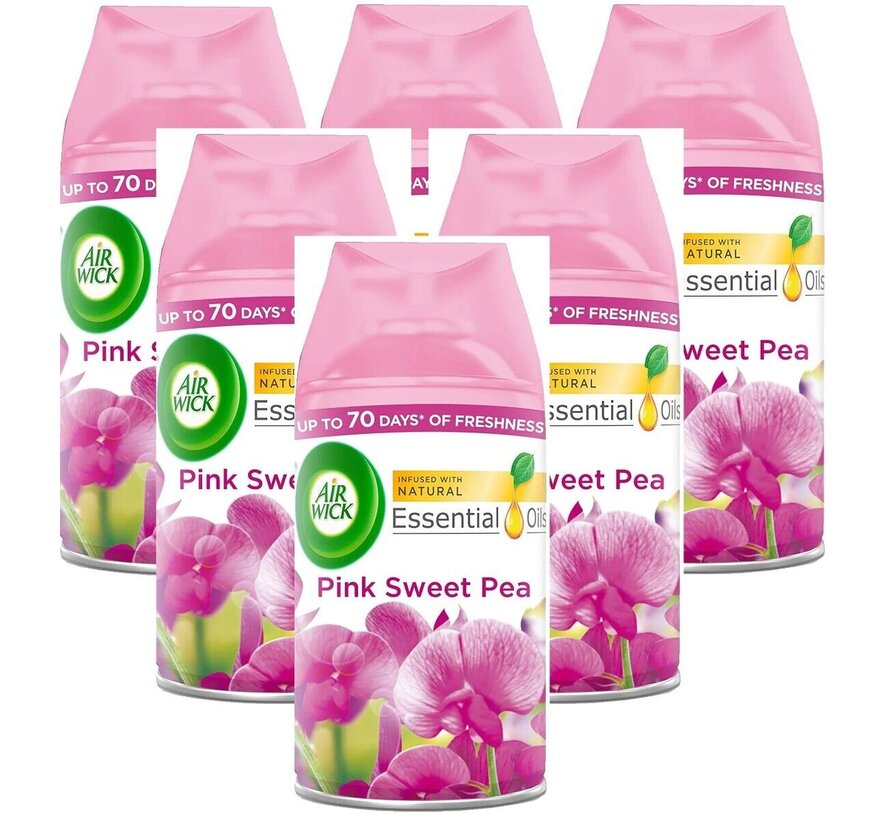Freshmatic Navulling - Pink Sweet Pea - 6x 250ml