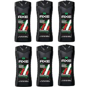 Axe Douchegel Africa Bodywash XL - 6x 400ml -Voordeelverpakking